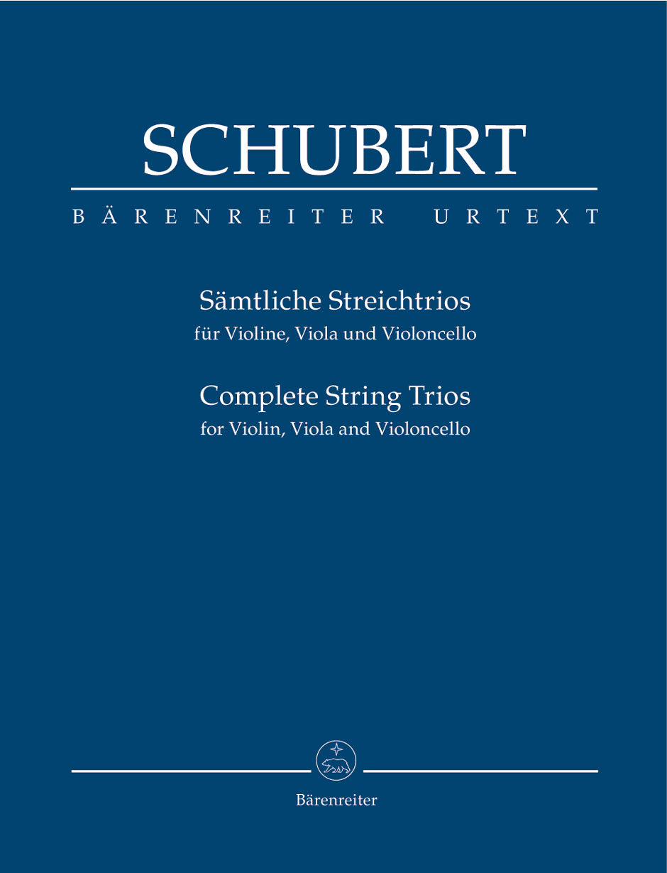 Schubert, Streichtrios D 471, 581, etc. (Barenreiter)