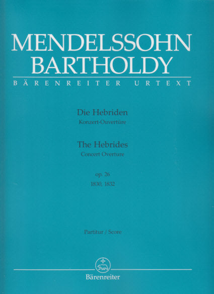 Mendelssohn, Hebriden Ov. Full Score (Barenreiter)