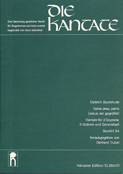 Buxtehude, Salve Jesu, patris (Score) (Carus)