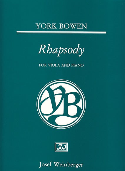 Bowen, Rhapsody (Va,Pf) (Weinberger)