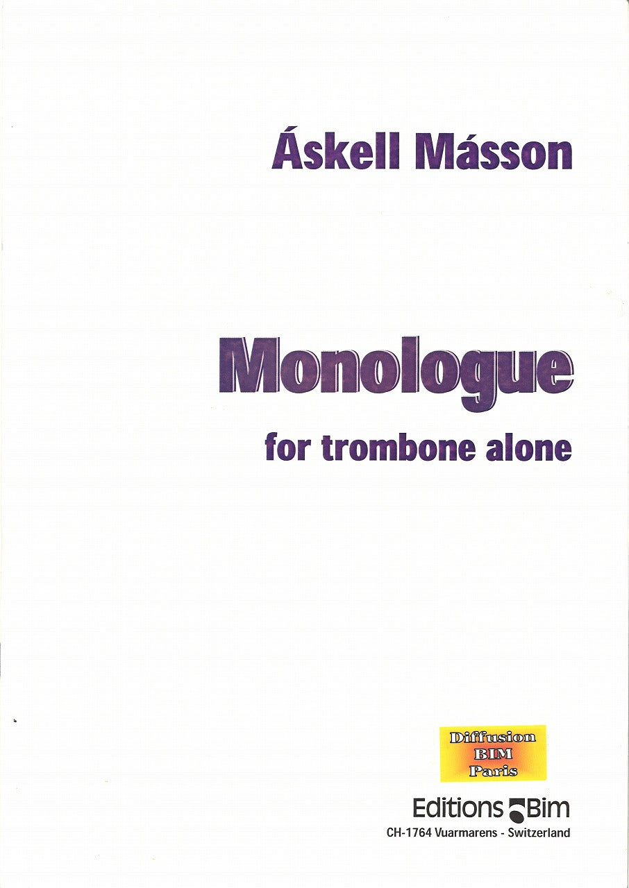 Masson, Monologue 2002 (Tbn Solo) (Bim)
