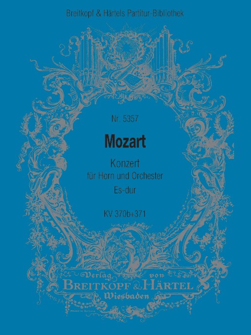 Mozart, Concerto KV 370b+371 in Eb (Breitkopf)