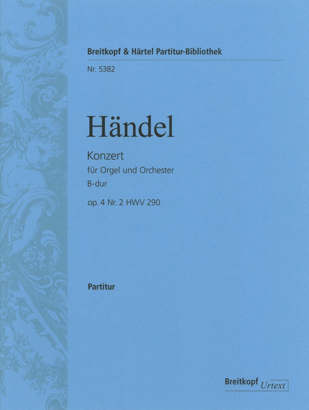 Handel, Concerto op. 4/2 (Partitur) (Breitkopf)