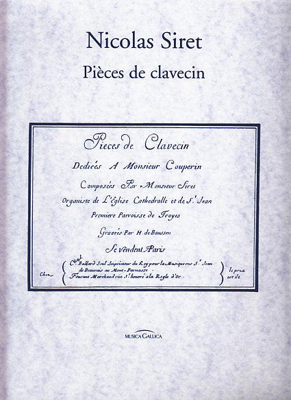 Siret, Pieces de clavecin (Societe francaise de musicologie)