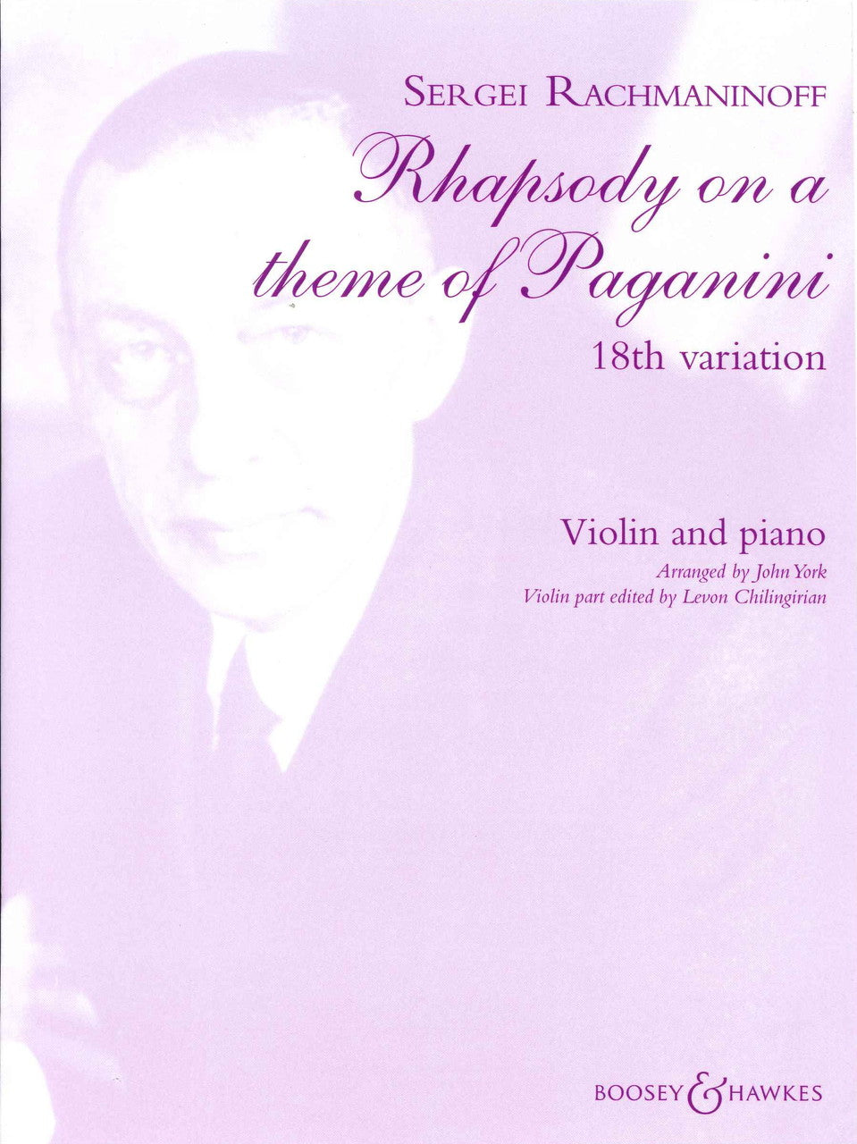 Rachmaninoff, 18th Variation fr. Rapsody (Boosey)
