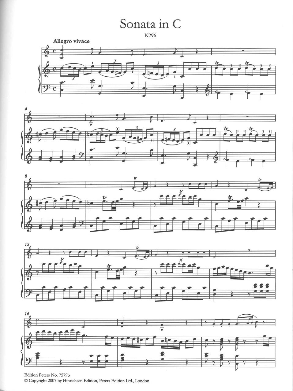 Mozart, Sonatas 2: KV 296-403 (Eisen) (Peters)