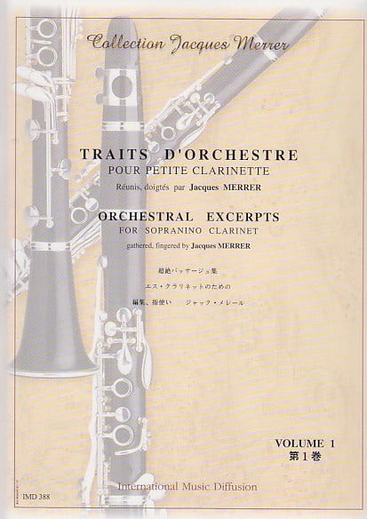 Traits d'orchestre 1 (Eb Cl) (IMD (International Music Diffusion))