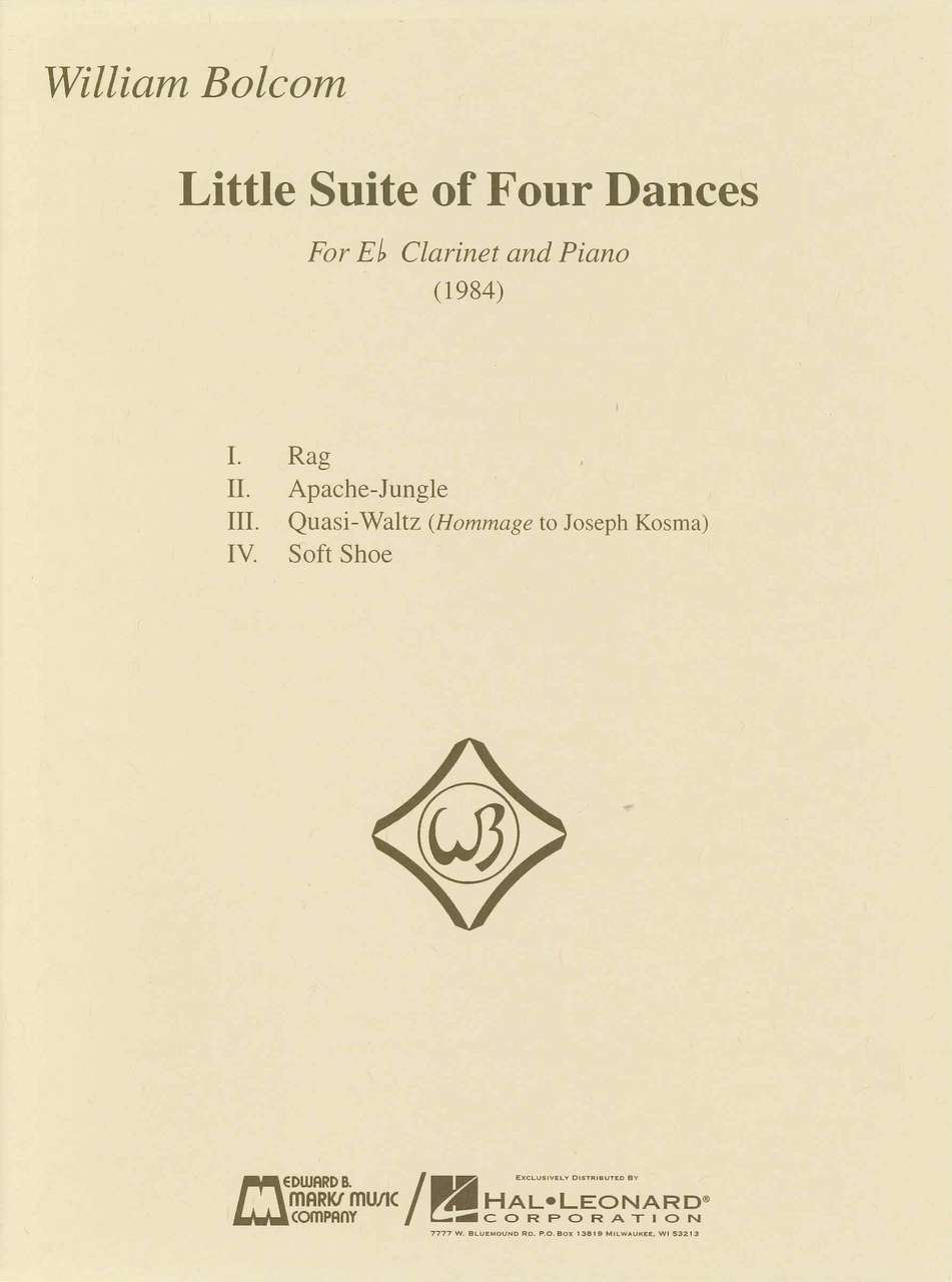 Bolcom, Little Suite of 4 Dances(EbCl,Pf (Marks)