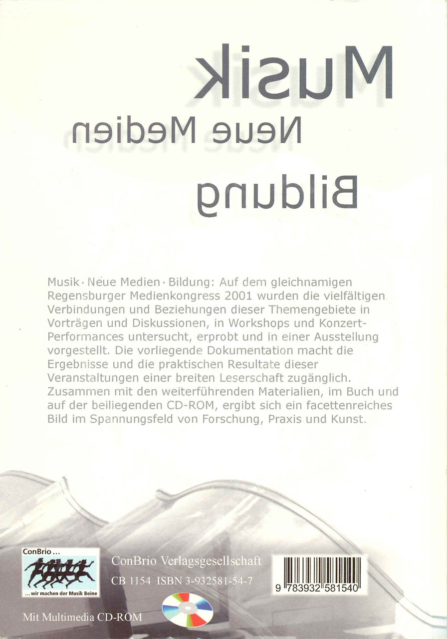 Musik - Neue Medien - Bildung (+CD-R) (ConBrio)