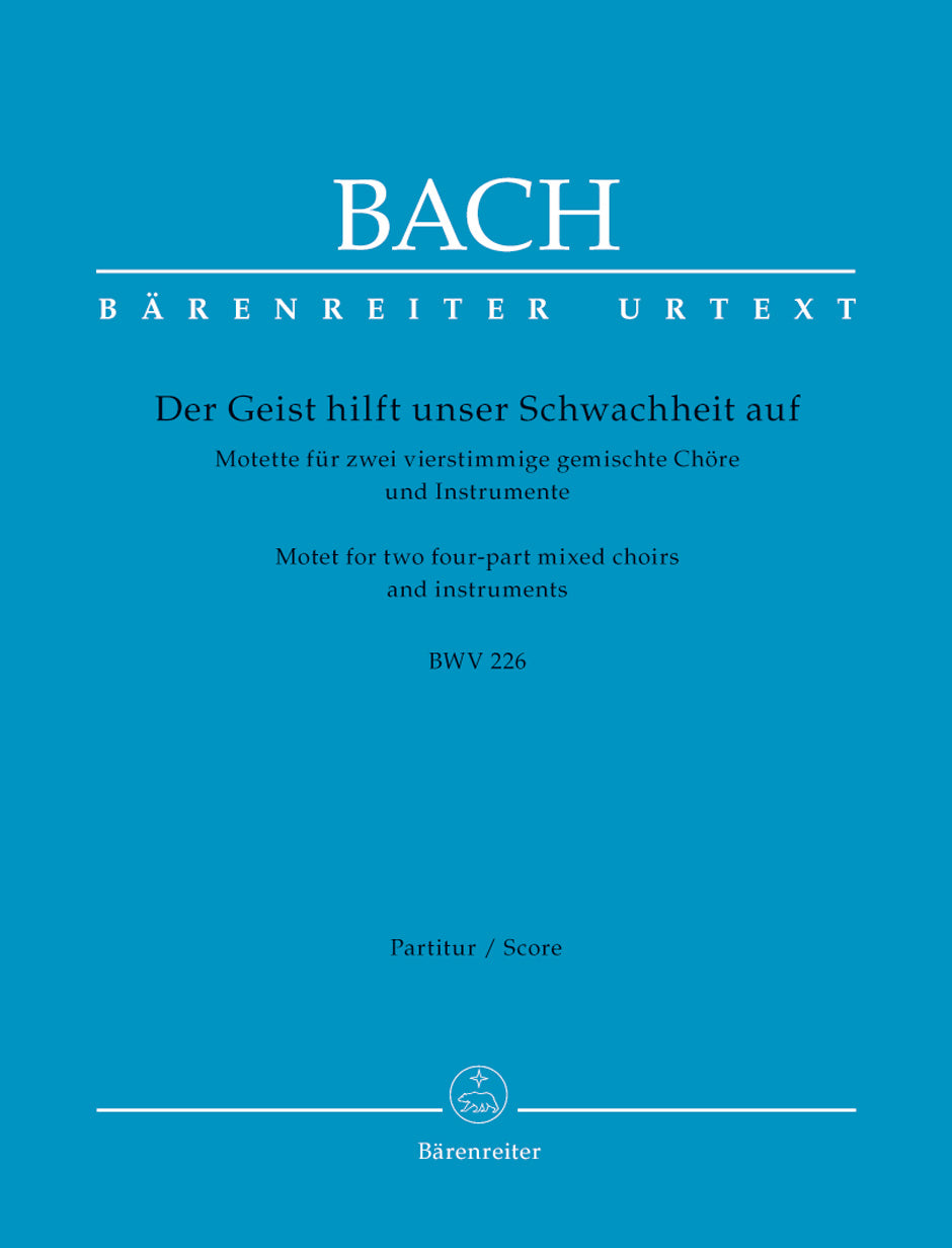 Bach, Motette BWV 226 (Barenreiter)