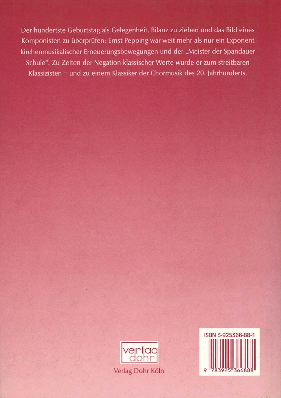 Pepping-Studien 3 (Dohr)