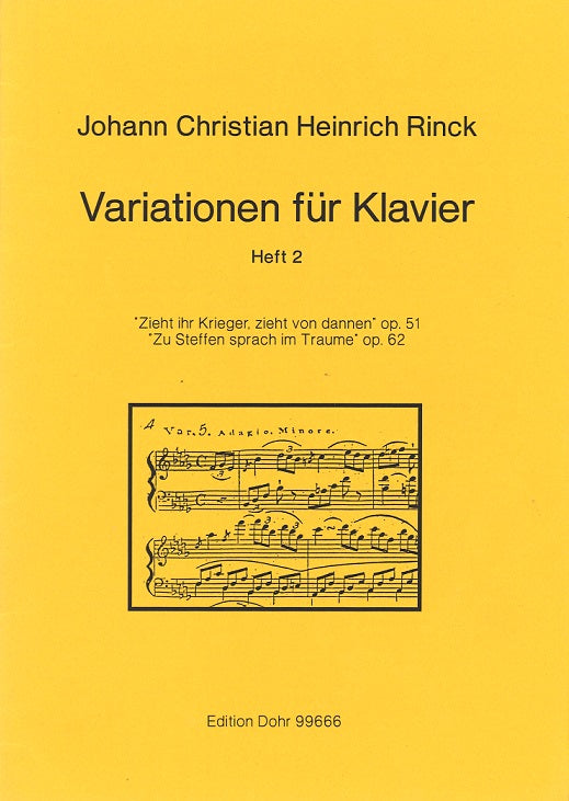 Rinck, Klaviervariationen 2 (Dohr)