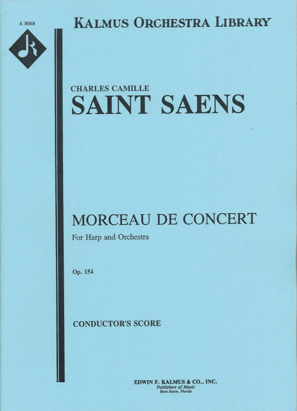 Saint-Saens, Morceau op. 154: Full Score (E.F.Kalmus)