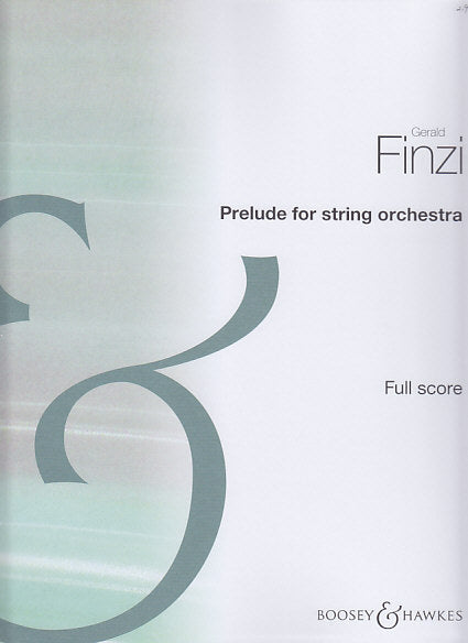 Finzi, Prelude op. 25 (Full Score) (Boosey)