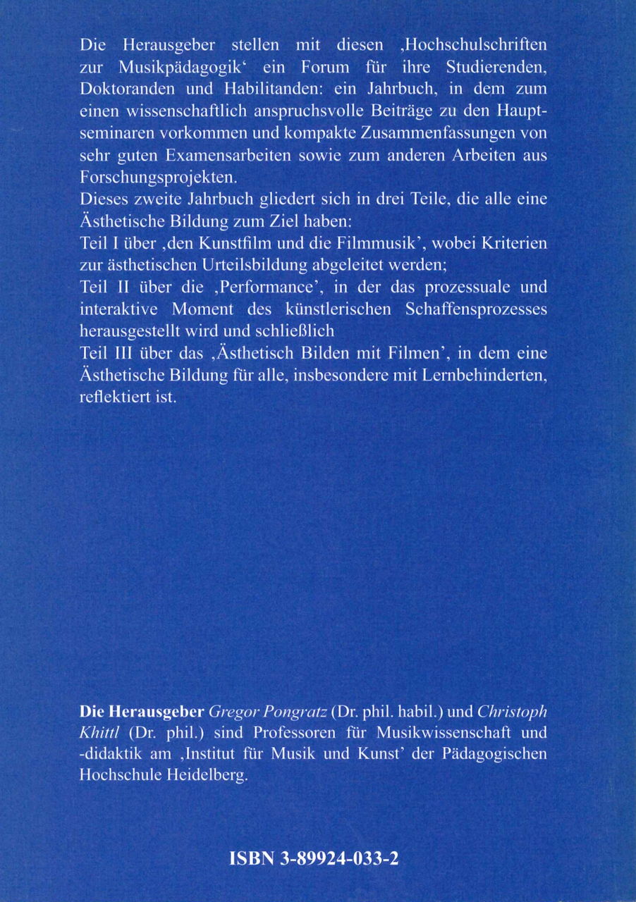 Jahrbuch 2002: Musik-, Funktional (Blaue Eule)