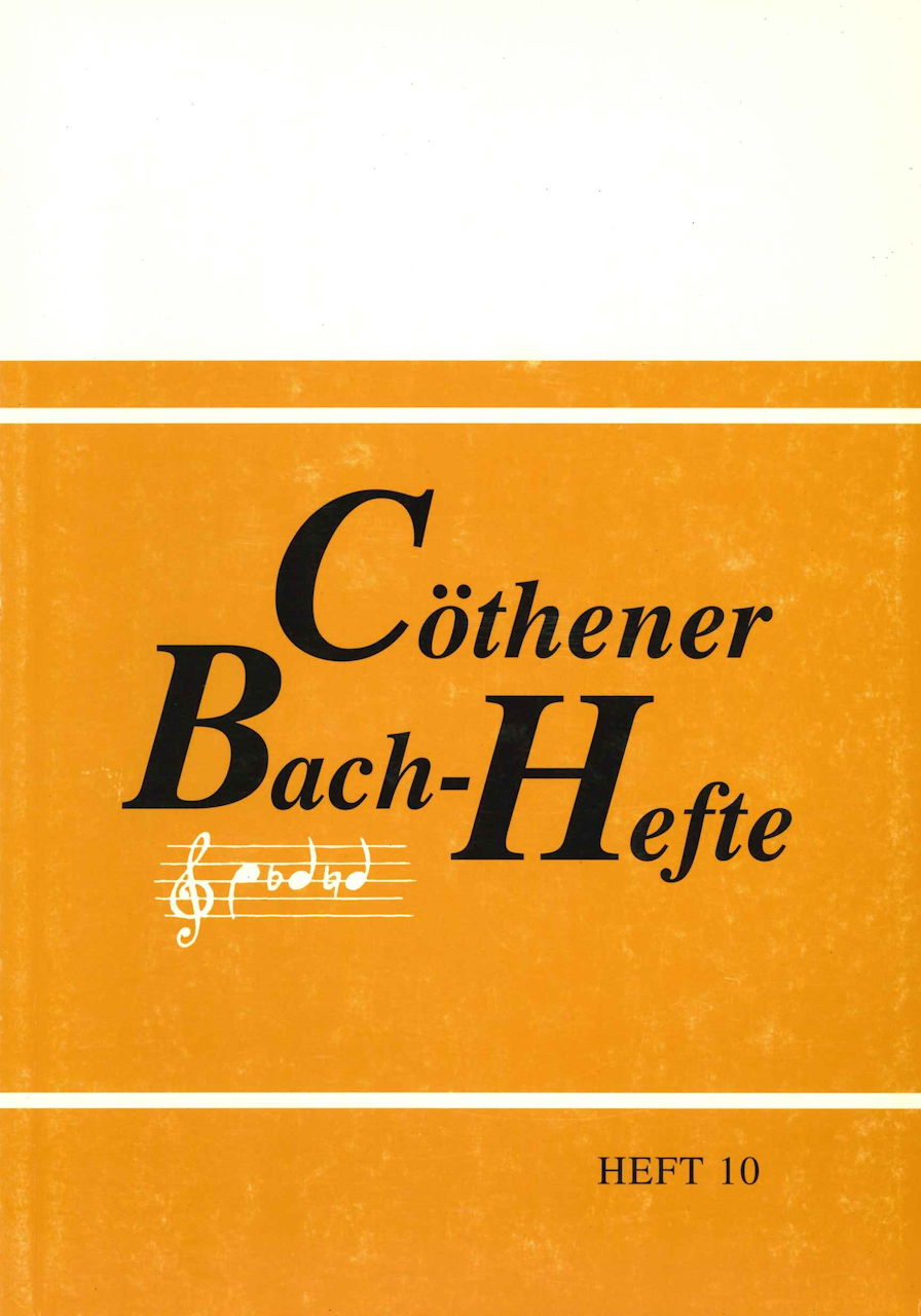 Cothener Bach-Hefte 10 (Historisches Museum)