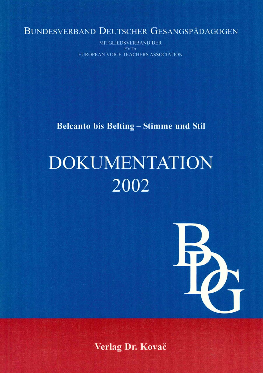 Belcanto bis Belting - Stimme & Stil (Kovac)