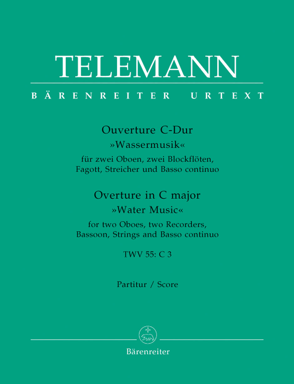 Telemann, Wassermusik (Partitur) (Barenreiter)