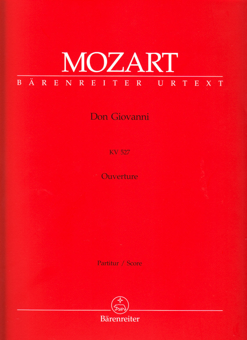 Mozart, Don Giovanni Ov. (Partitur) (Barenreiter)