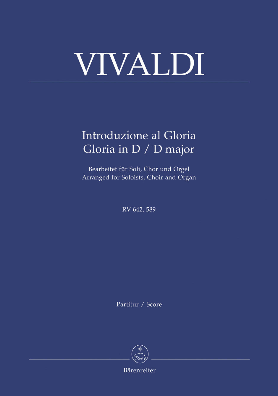 Vivaldi, Gloria in D, RV 589+642 (Barenreiter)