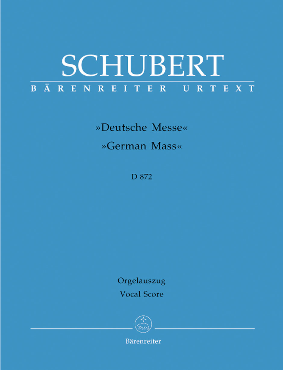 Schubert, Deutsche Messe D 872 (Barenreiter)