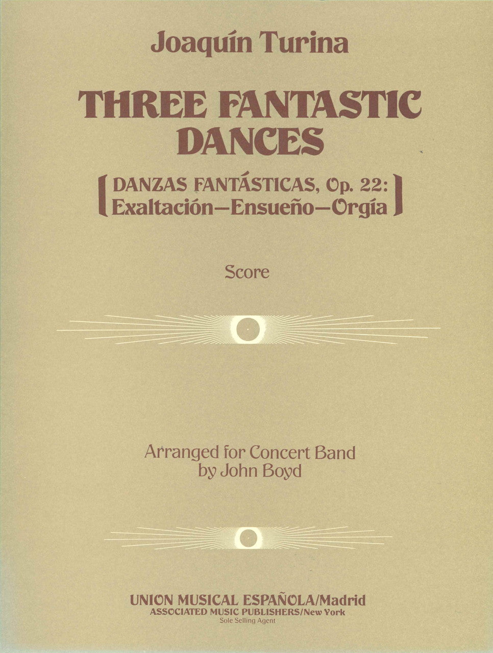 Turina, 3 Fantastic Dances op. 22 (AMP)