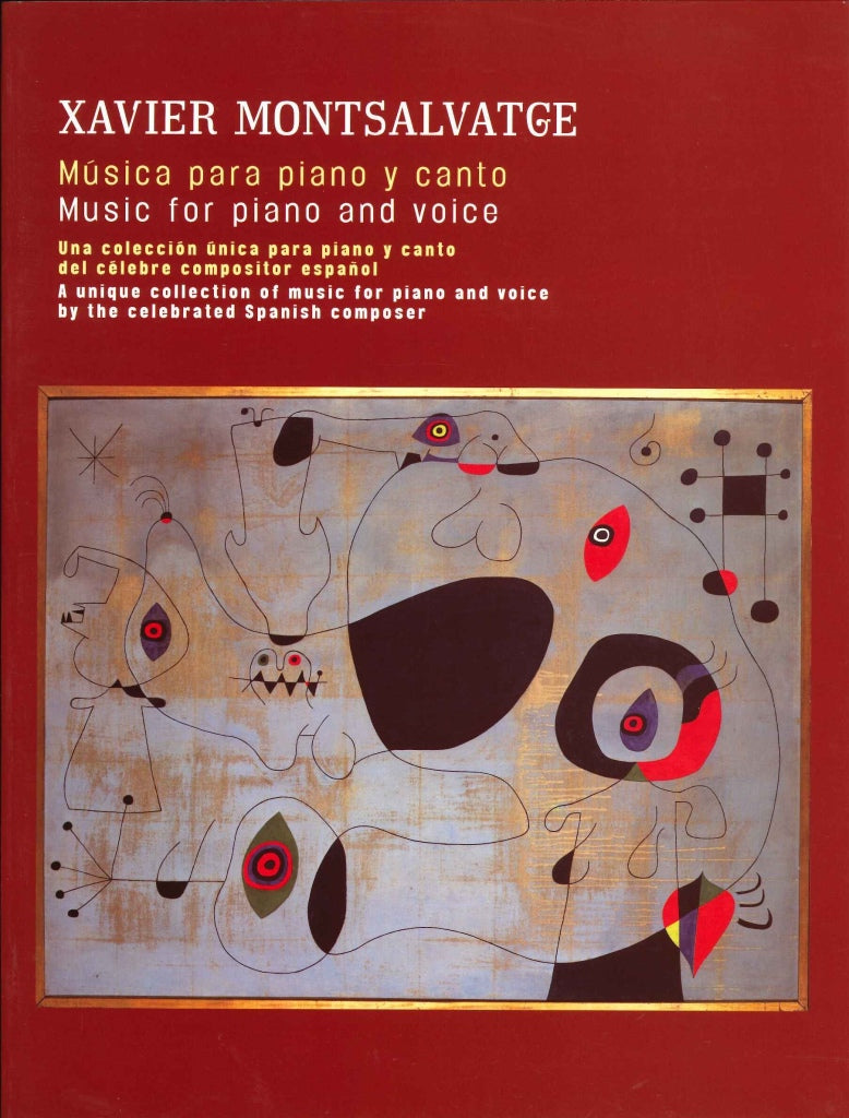 Montsalvatge, Music for Piano and Voice (UME)