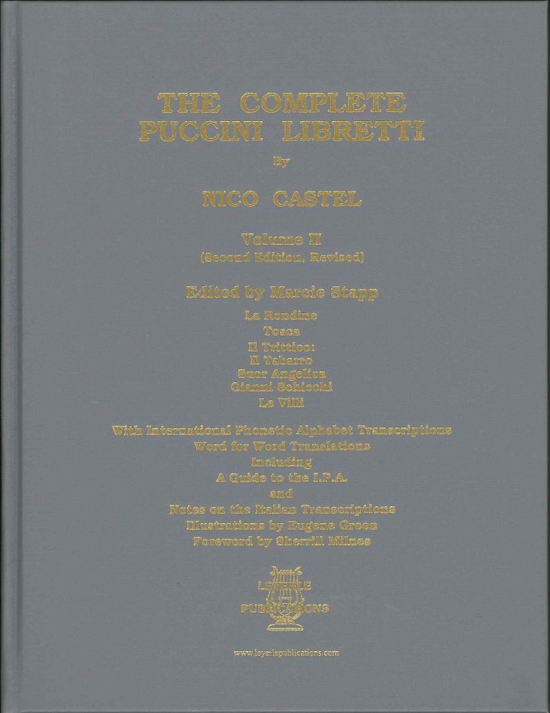 Complete Puccini Libretti 2 (2nd ed.) (Leyerle Publications)