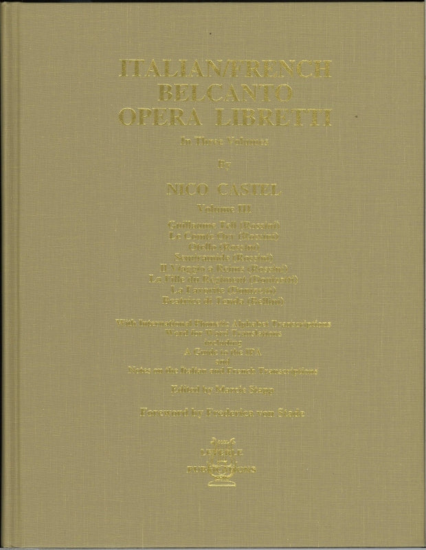 Italian/French Belcanto Opera Libretti 3 (Leyerle Publications)