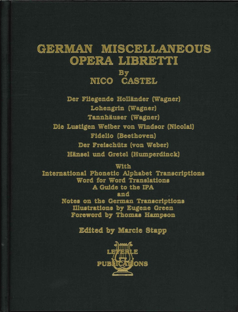 Castel, German Miscell. Opera Libretti (Leyerle Publications)