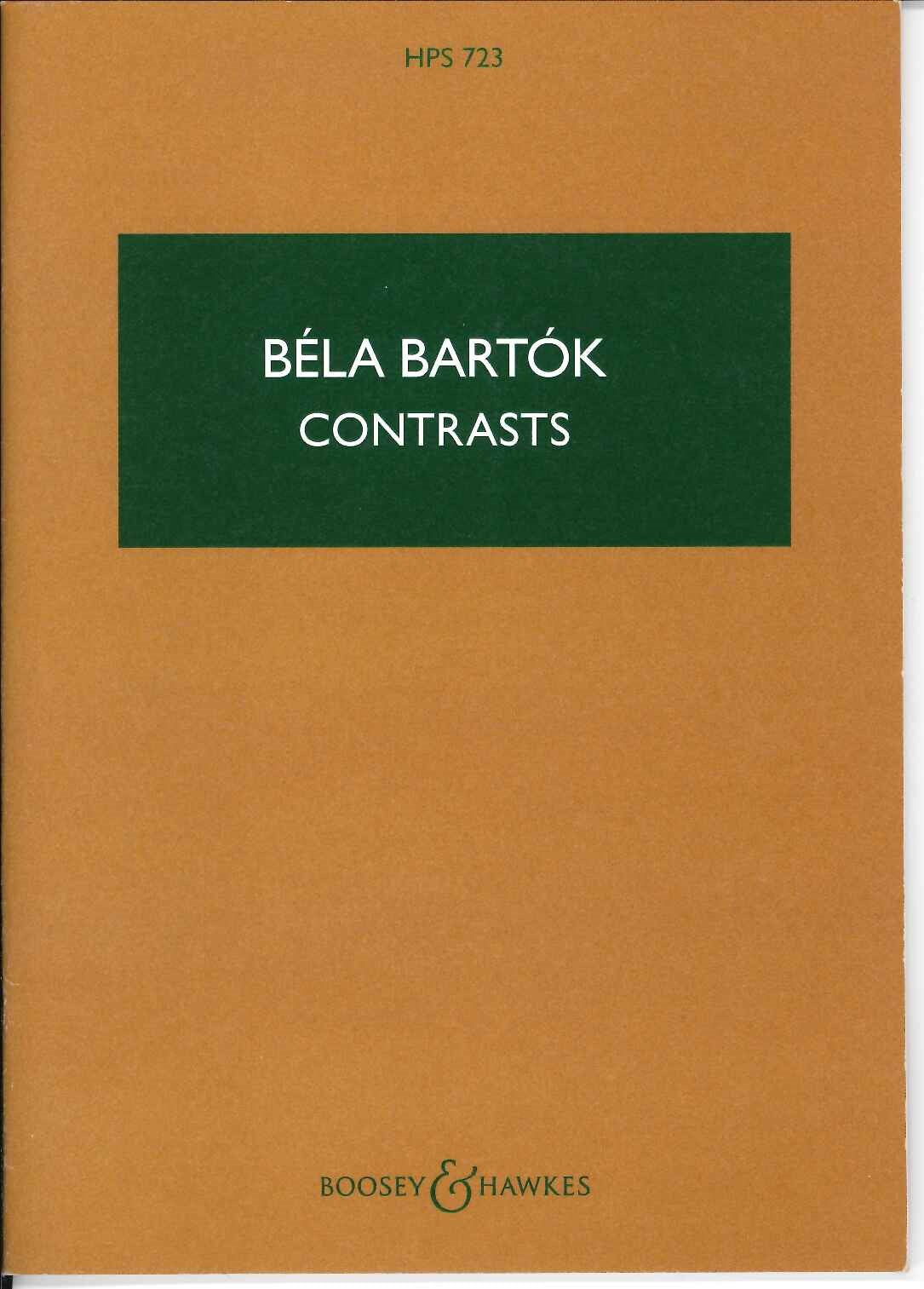 Bartok, Contrasts (Vn,Cl,Pf)(rev. 2002) (Boosey)