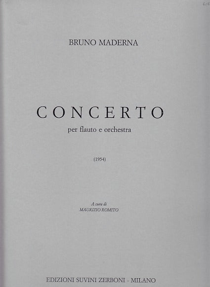 Maderna, Concerto per flauto (1952) (Suvini Zerboni)
