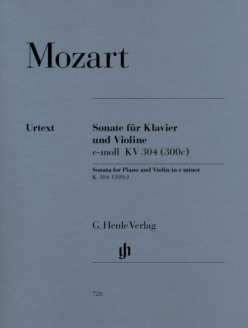 Mozart, Sonata KV 304 (Rohrig) (Henle)