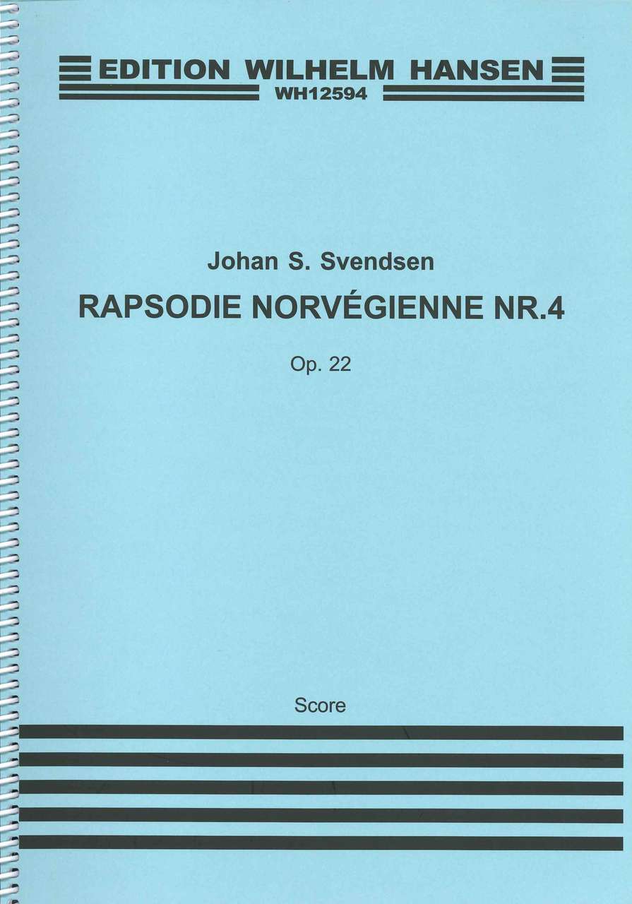 Svendsen, Rapsodie norvegienne No. 4 (W.Hansen)