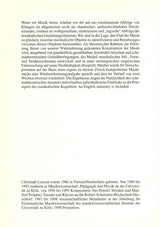 Louven, Konstruktion von Musik (Peter Lang)
