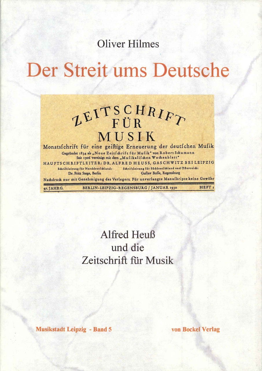 Hilmes, Streit ums 'Deutsche' (von Bockel)