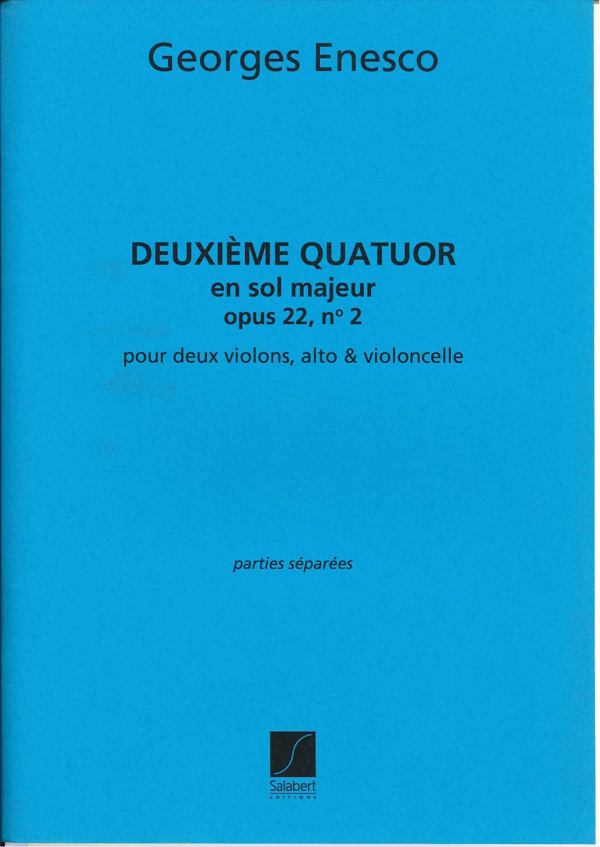 Enesco, String Quartet No. 2 op. 22/2 (Salabert)