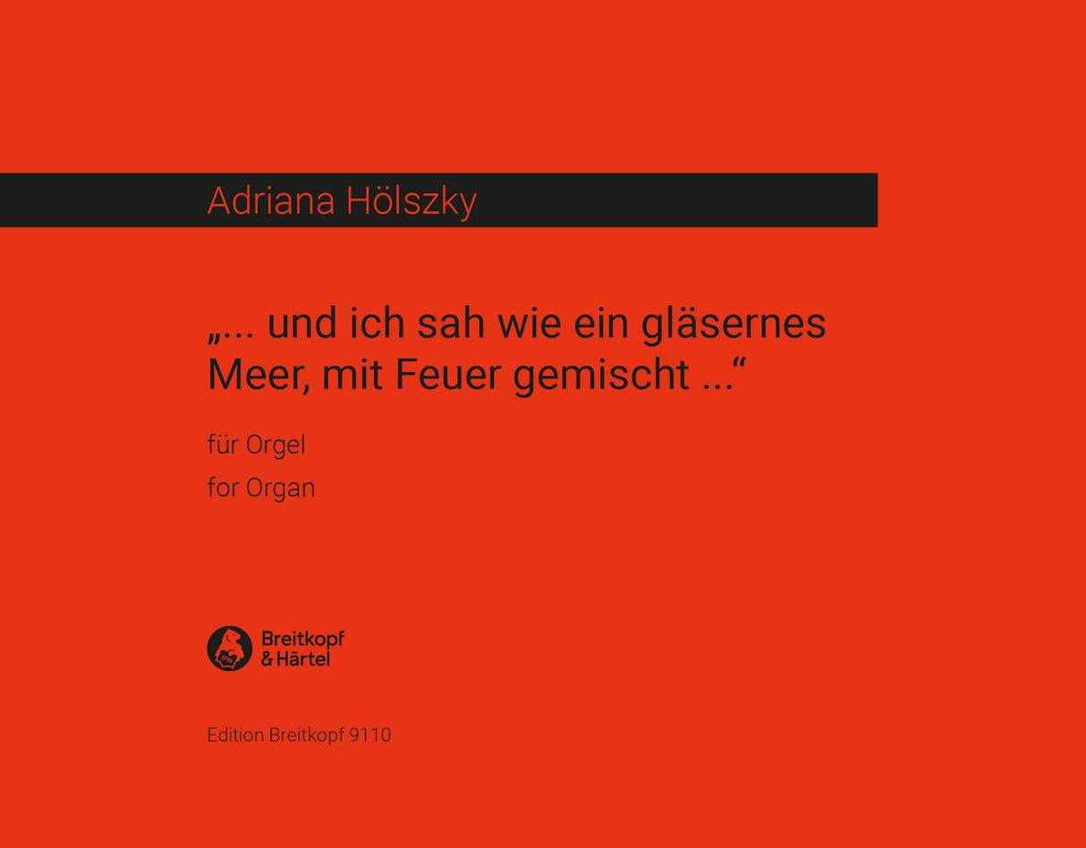 Holszky, und ich sah wie ein glasernes.. (Breitkopf)