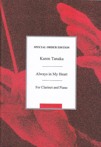 Tanaka, Always in My Heart (Cl,Pf) (Chester)