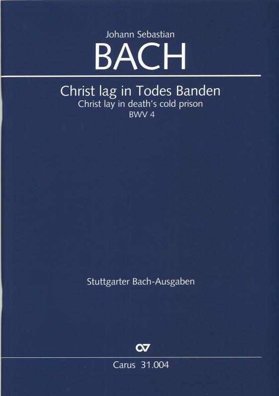 Bach, Kantate BWV 4 (Carus)