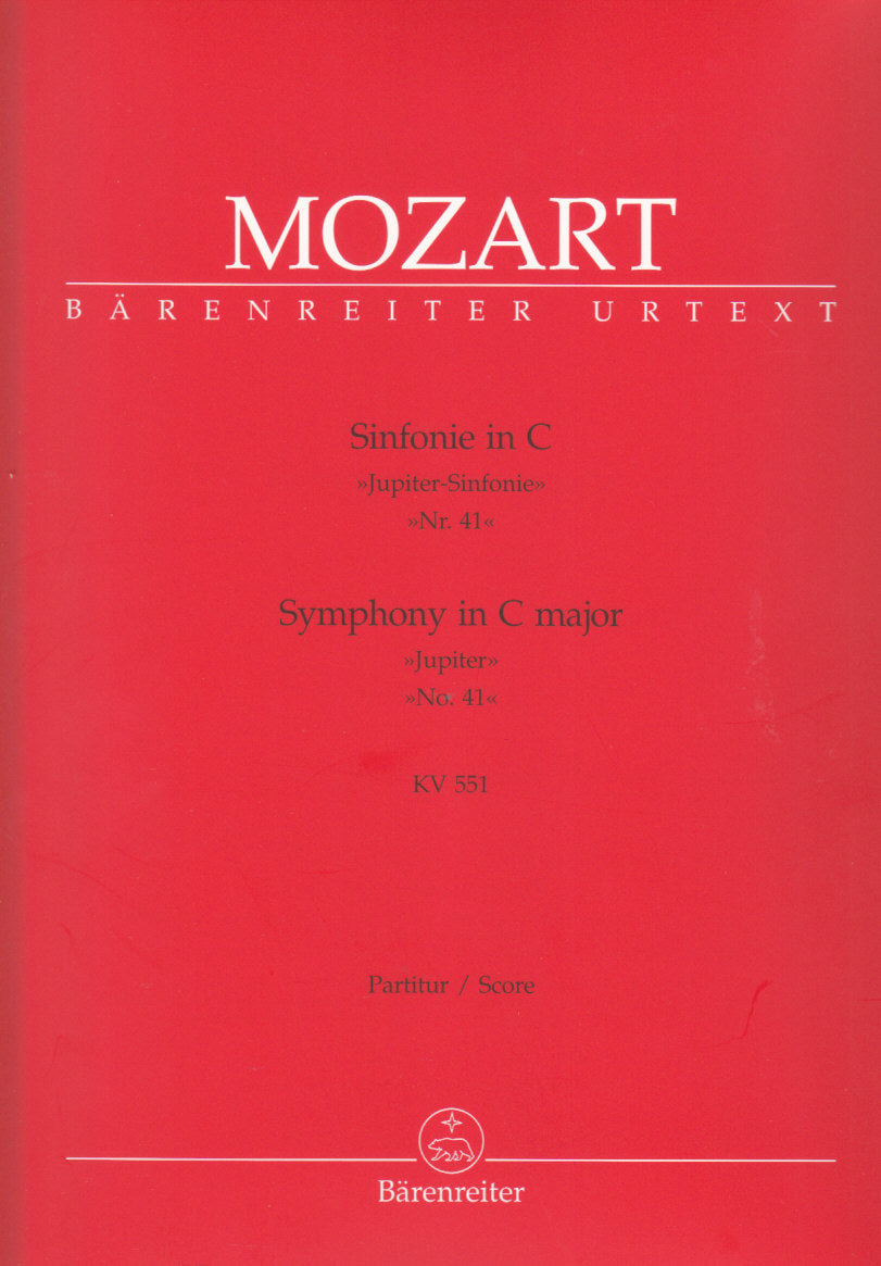 Mozart, Symphony No. 41 KV 551 'Jupiter' (Barenreiter)