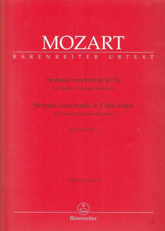 Mozart, Sinfonia conc. K 364 Partitur (Barenreiter)