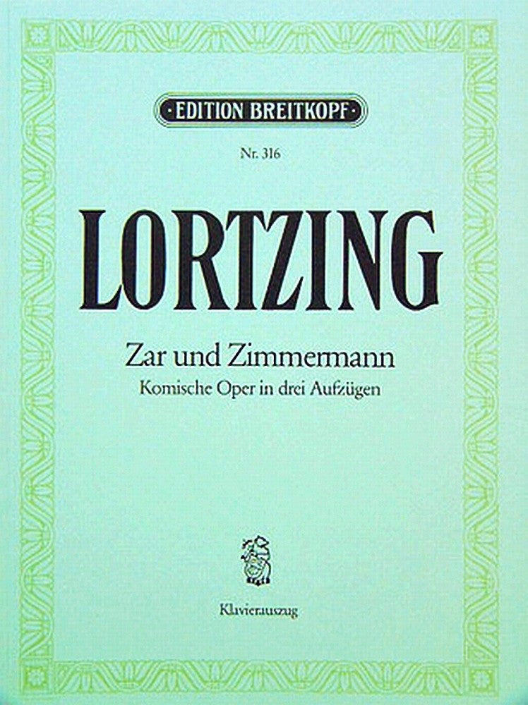 Lortzing, Zar und Zimmermann (Breitkopf)