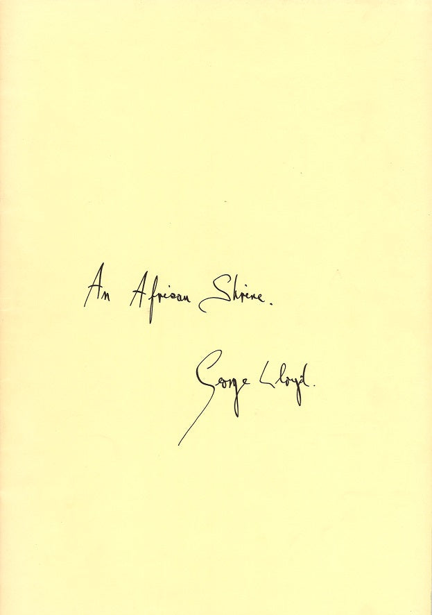 Lloyd, An African Shrine (George Lloyd Music Library)