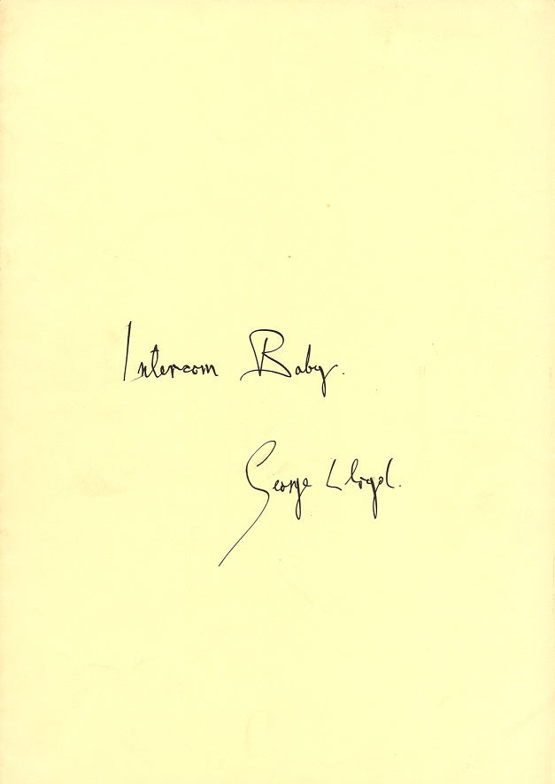 Lloyd, Intercom Baby (George Lloyd Music Library)