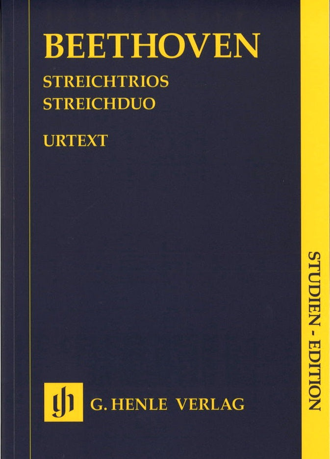 Beethoven, Streichtrios und -duo (Henle)