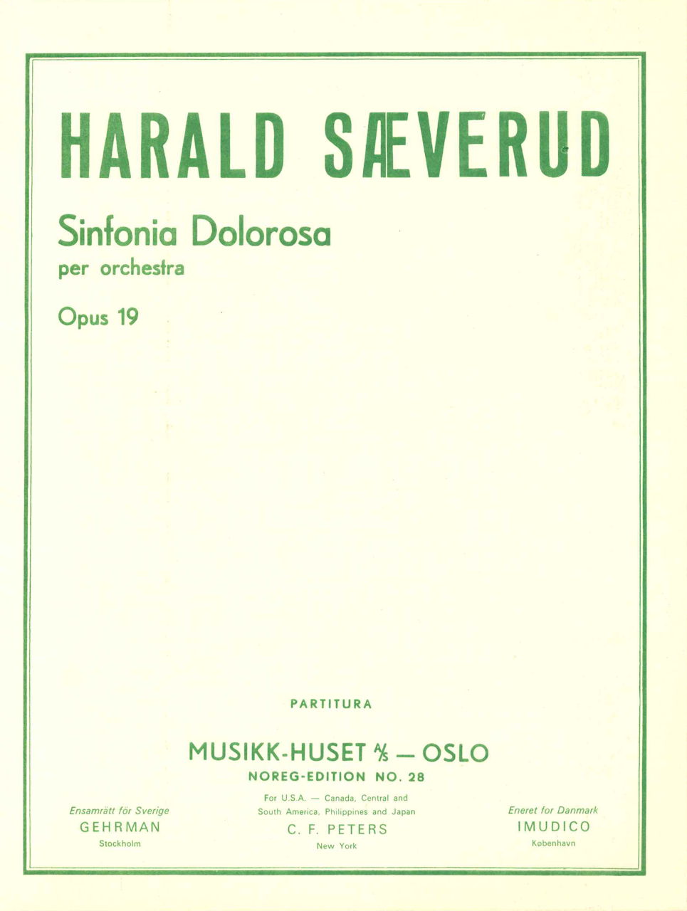 Saeverud, Sinfonia dolorosa op. 19 (Musikk-Huset)