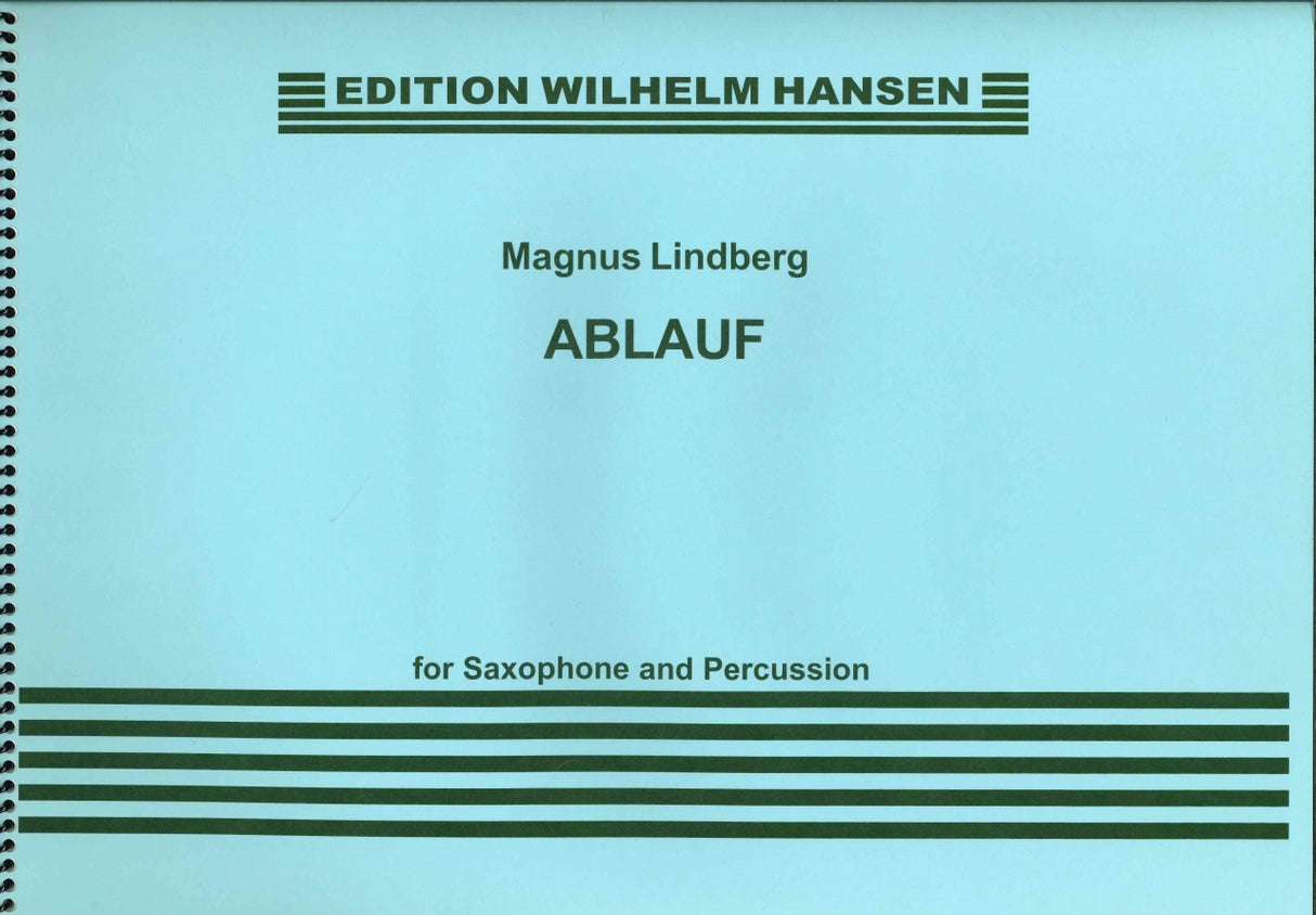 Lindberg, Ablauf (Sax,Perc) Photocopy (W.Hansen)
