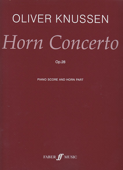Knussen, Concerto op. 28 (1994) (Hn,Pf) (Faber Music)