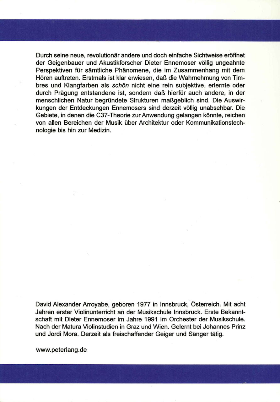 Arroyabe, Dieter Ennemosers C37-Theorie (Peter Lang)